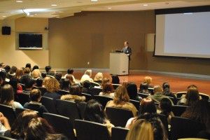 Dr. James T. Caillouette does a Q&amp;amp;A at the 2012 Orthopedic Nursing Symposium