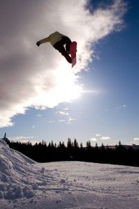 person snowboarding 