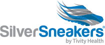 silver sneakers logo