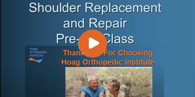Total Shoulder Replacement Pre-Op Education Video